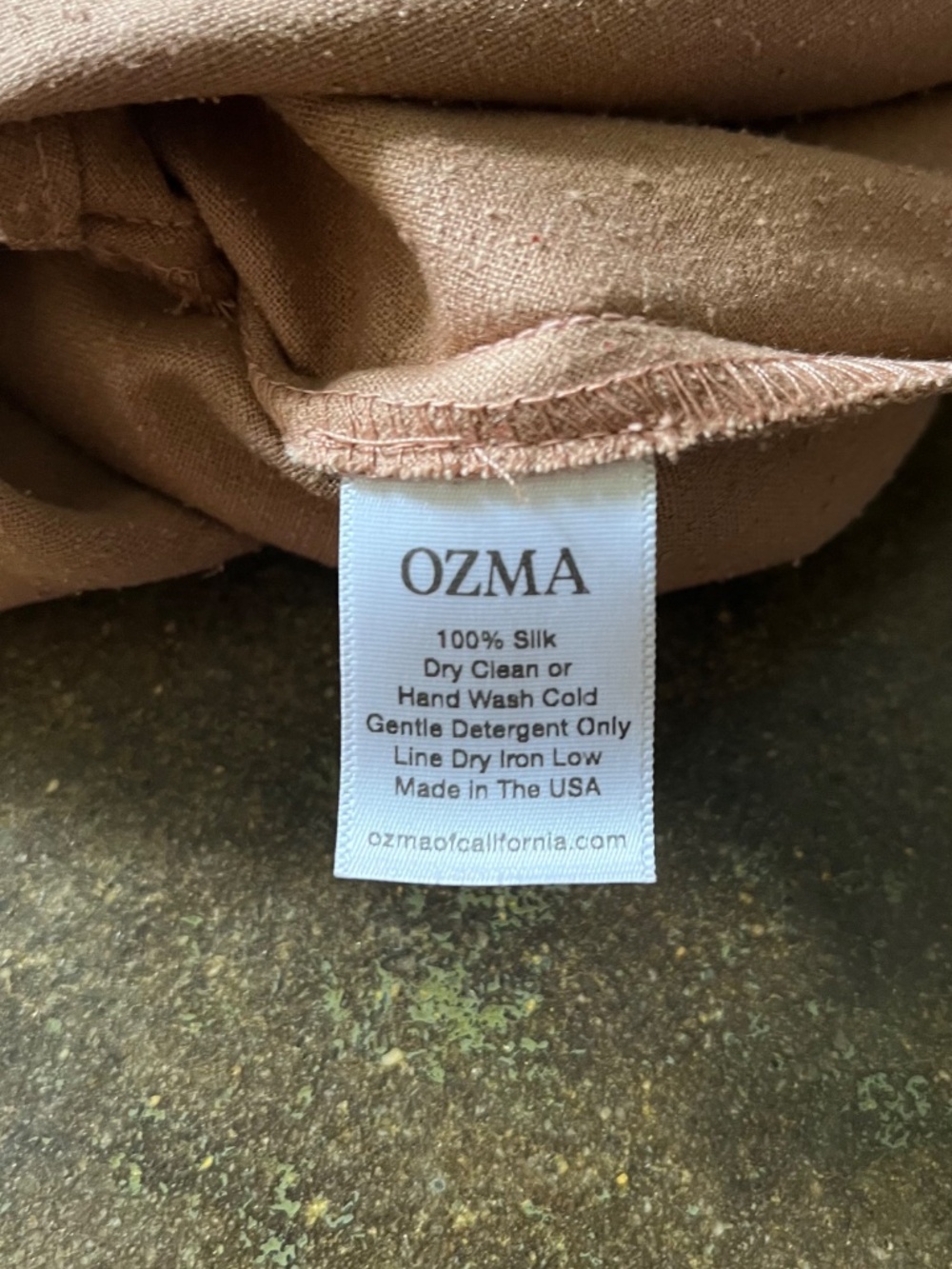 Ozma of California Bias Slip Dress, Silk Noil, XS - Picture 8 of 8